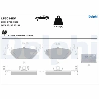 Brake pads for disc brakes