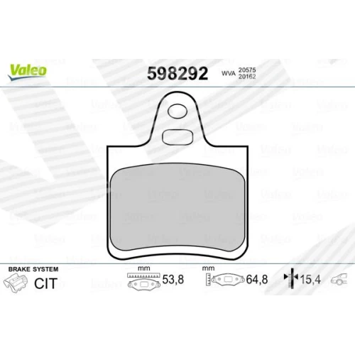 BRAKE PADS FOR DISC BRAKES - 0