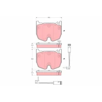 Brake pads for disc brakes