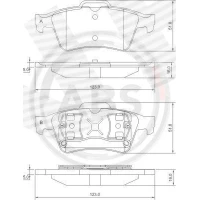 Brake pads for disc brakes