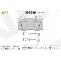 Brake pads for disc brakes