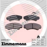 Brake pads for disc brakes