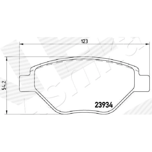 BRAKE PADS FOR DISC BRAKES - 1