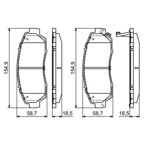 BRAKE PADS FOR DISC BRAKES - 6