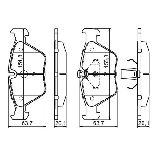 BRAKE PADS FOR DISC BRAKES - 6