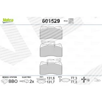 Brake pads for disc brakes