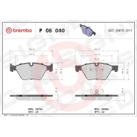 Brake pads for disc brakes