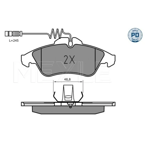 BRAKE PADS FOR DISC BRAKES - 1