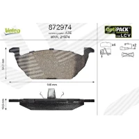 Brake pads for disc brakes