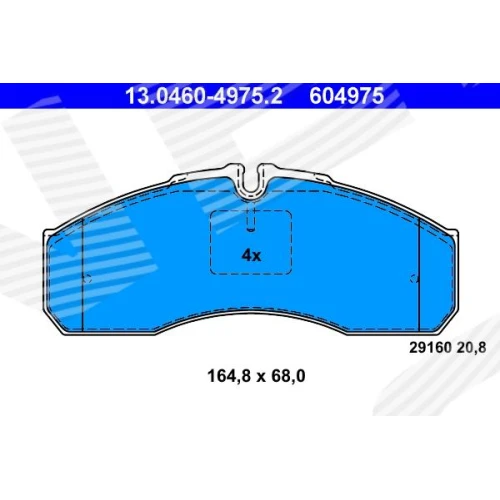 BRAKE PADS FOR DISC BRAKES - 0