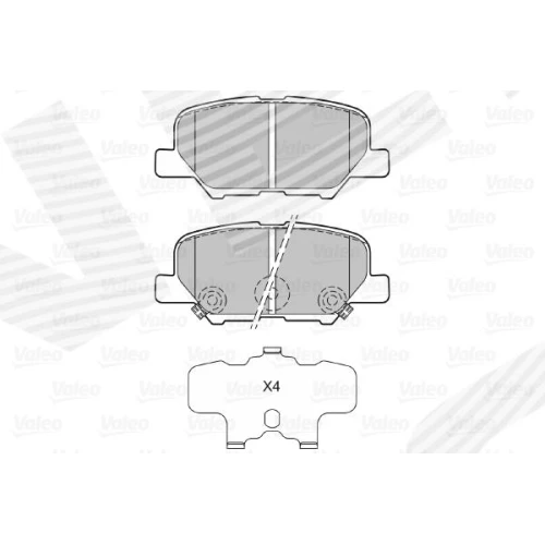 BRAKE PADS FOR DISC BRAKES - 1