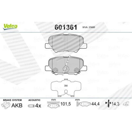 BRAKE PADS FOR DISC BRAKES - 0