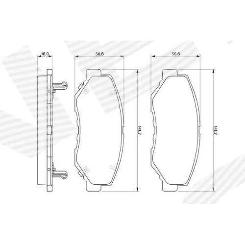 BRAKE PADS FOR DISC BRAKES - 6