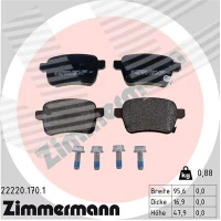 Brake pads for disc brakes