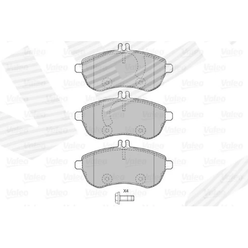 BRAKE PADS FOR DISC BRAKES - 1