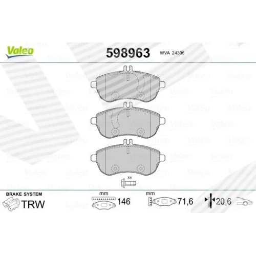 BRAKE PADS FOR DISC BRAKES - 0