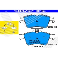 Brake pads for disc brakes