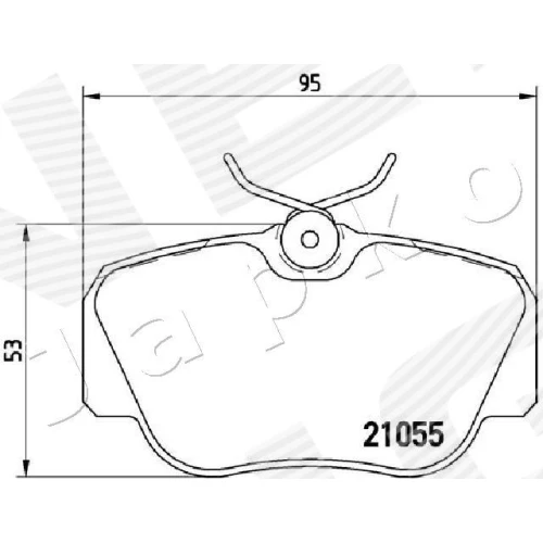 BRAKE PADS FOR DISC BRAKES - 1