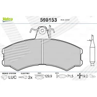 Brake pads for disc brakes