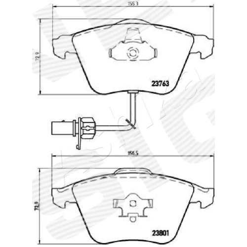 BRAKE PADS FOR DISC BRAKES - 1