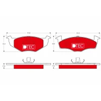 Brake pads for disc brakes