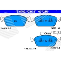 Brake pads for disc brakes