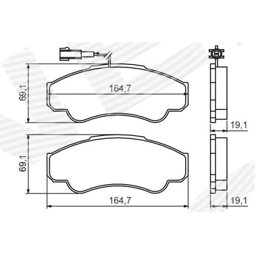 BRAKE PADS FOR DISC BRAKES - 4