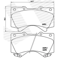 Brake pads for disc brakes