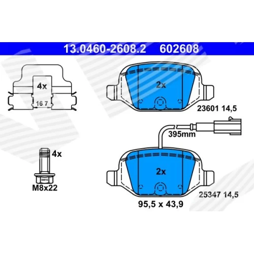 BRAKE PADS FOR DISC BRAKES - 0