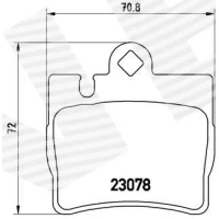 Brake pads for disc brakes