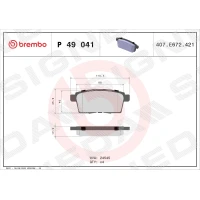 Brake pads for disc brakes