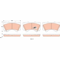 Brake pads for disc brakes