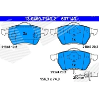 Brake pads for disc brakes