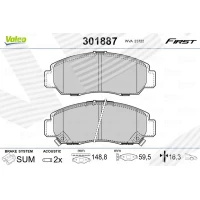 Brake pads for disc brakes