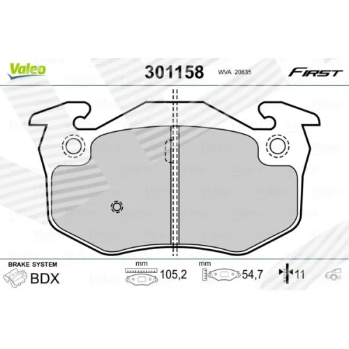 BRAKE PADS FOR DISC BRAKES - 0