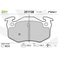 Brake pads for disc brakes