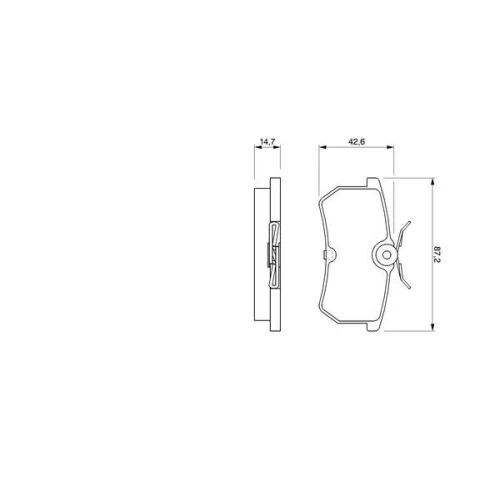 BRAKE PADS FOR DISC BRAKES - 0