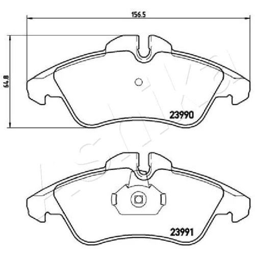 BRAKE PADS FOR DISC BRAKES - 1