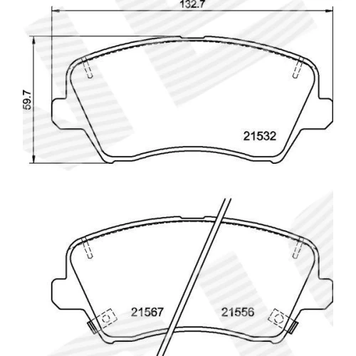 BRAKE PADS FOR DISC BRAKES - 0