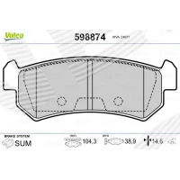 Brake pads for disc brakes