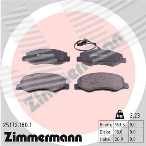 BRAKE PADS FOR DISC BRAKES - 0