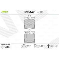 Brake pads for disc brakes