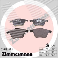 Brake pads for disc brakes