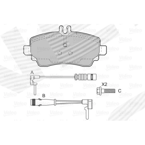 BRAKE PADS FOR DISC BRAKES - 1