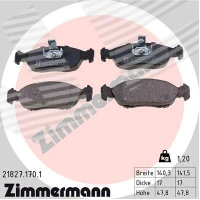 Brake pads for disc brakes