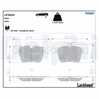 Brake pads for disc brakes