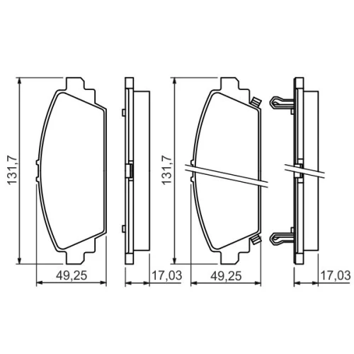 BRAKE PADS FOR DISC BRAKES - 4