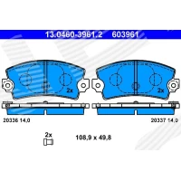 Brake pads for disc brakes