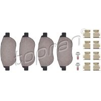 Brake pads for disc brakes