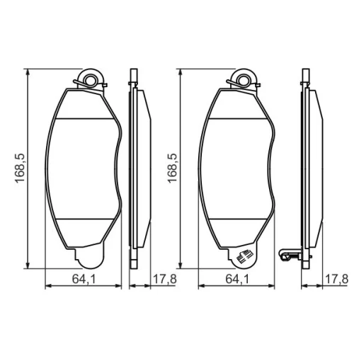 BRAKE PADS FOR DISC BRAKES - 4